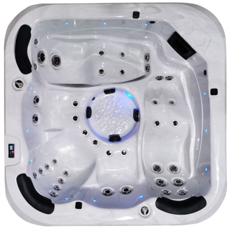 SOUL550 Spa Pool White Onyx Overhead