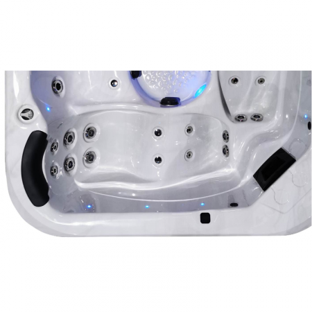 SOUL 550 Spa Pool White Onyx two hydromassage loungers